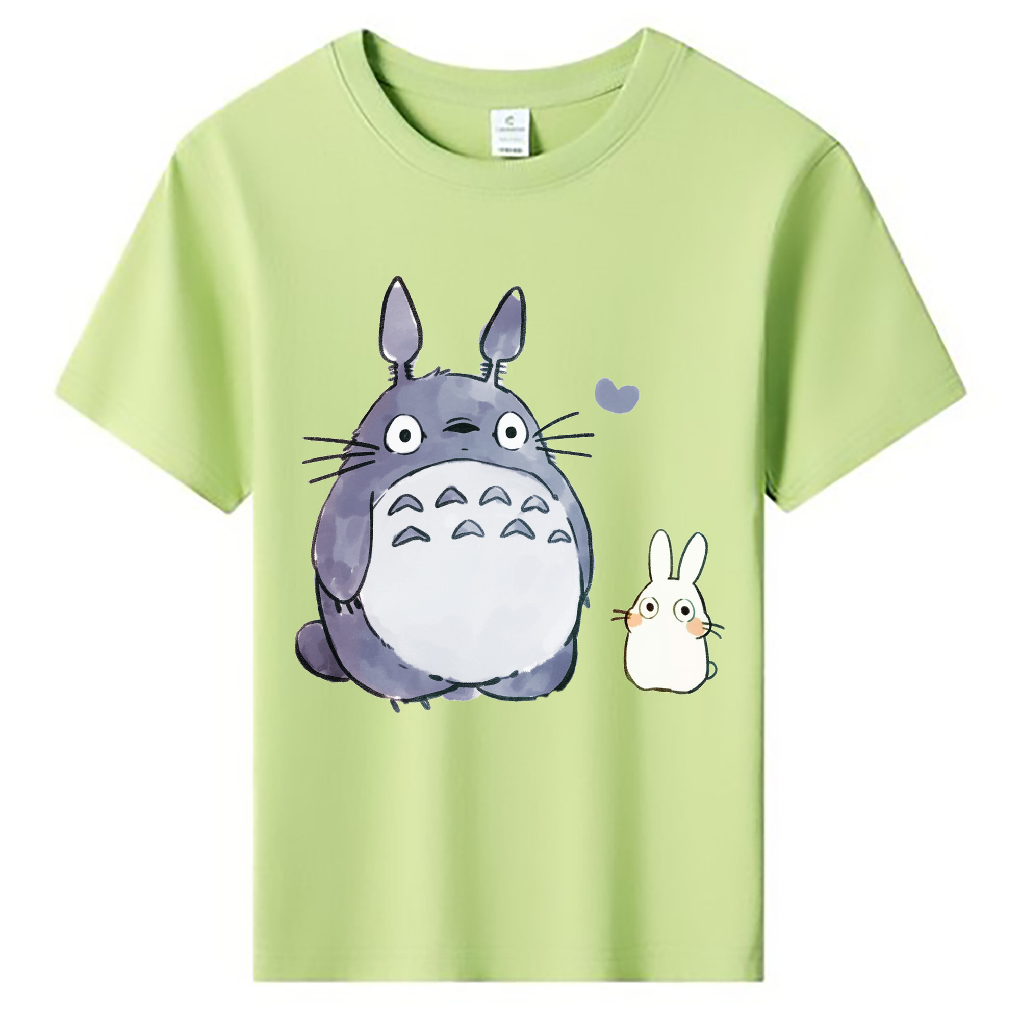 （画像用） となりのトトロ 草壁メイ 草壁サツキ My Neighbor Totoro Satsuki Kusakabe Mei Kusakabe 綿100％キッズTシャツ（フロントプリント）